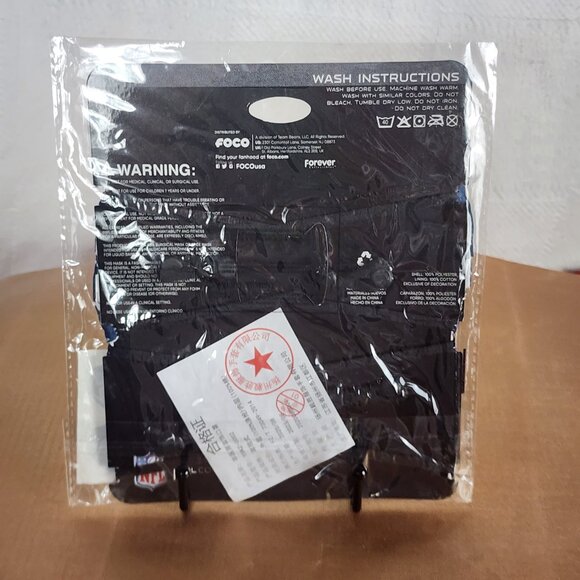 Foco NFL Dallas Cowboys Adjustable Poly Cotton Youth Mask 2pk Different Patterns - Picture 9 of 16